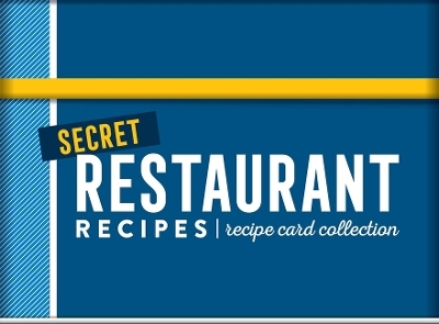 Secret Restaurant Recipes Recipe Card Collection Tin -  Publications International Ltd,  Favorite Brand Name Recipes