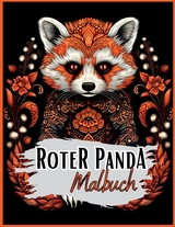 Schwarzes Malbuch „Roter Panda“. - Lucy´s Schwarze Malbücher