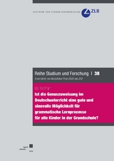 Ist die Genuszuweisung im Deutschunterricht eine gute und sinnvolle Möglichkeit für grammatische Lernprozesse für alle Kinder in der Grundschule? - Ida Wolfram