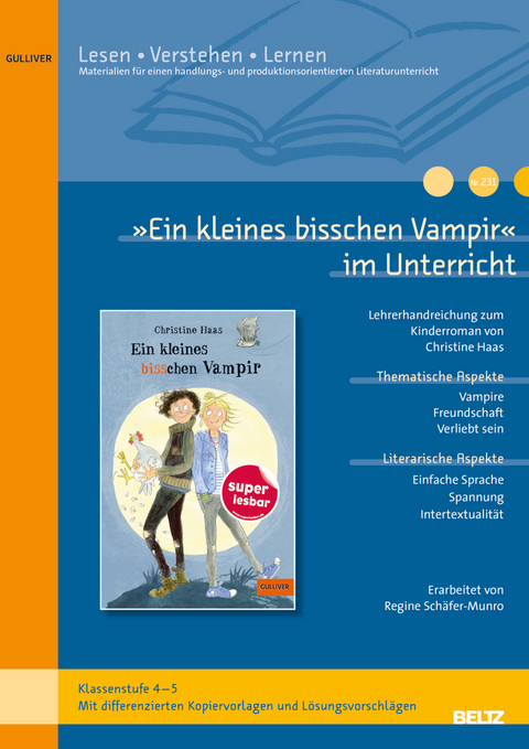 »Ein kleines bisschen Vampir« im Unterricht - Regine Schäfer-Munro