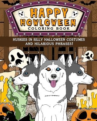 Huskies Happy Howloween Coloring Book -  Paperland