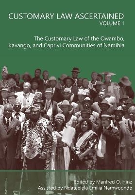 Customary Law Ascertained Volume 1 - 