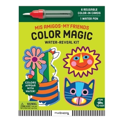 Mis Amigos-My Friends Color Magic Water-Reveal Kit -  MUDPUPPY