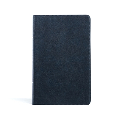 CSB Single-Column Personal Size Bible, Navy LeatherTouch -  Csb Bibles by Holman