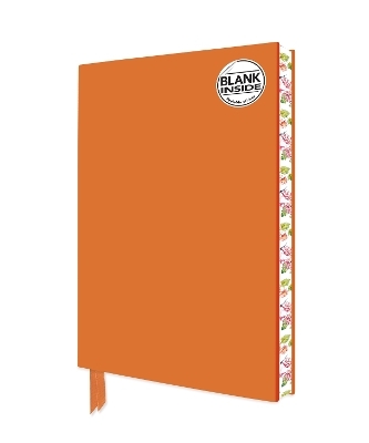 Orange Blank Artisan Notebook (Flame Tree Journals) - 