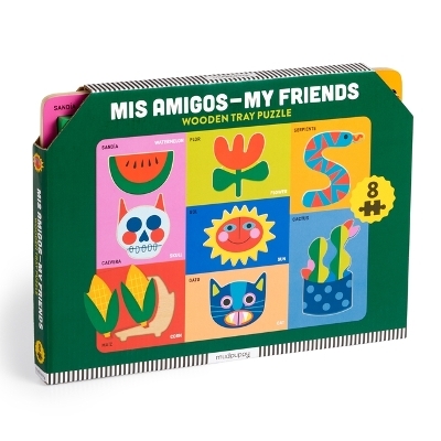 MIS Amigos-My Friends Wooden Tray Puzzle -  MUDPUPPY