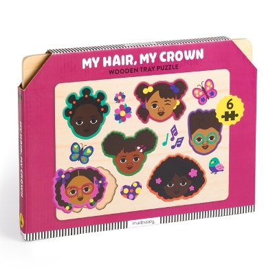 My Hair, My Crown Wooden Tray Puzzle -  MUDPUPPY