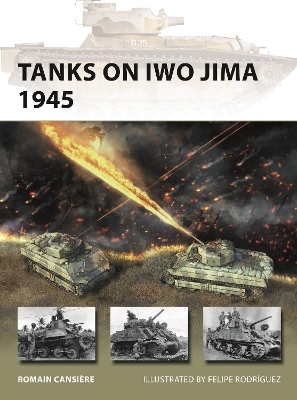 Tanks on Iwo Jima 1945 - Romain Cansière