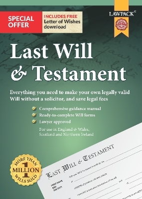 Last Will & Testament Kit -  Lawpack