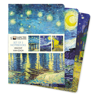 Vincent van Gogh Set of 3 Standard Notebooks - Flame Tree Studio