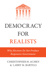 Democracy for Realists - Christopher H. Achen, Larry M. Bartels