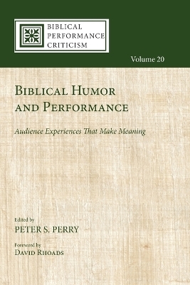 Biblical Humor and Performance - 