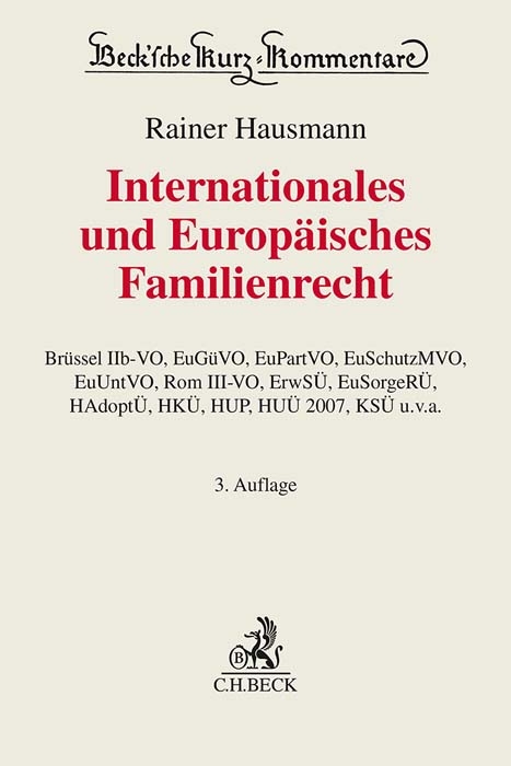 Internationales und Europäisches Familienrecht - Rainer Hausmann