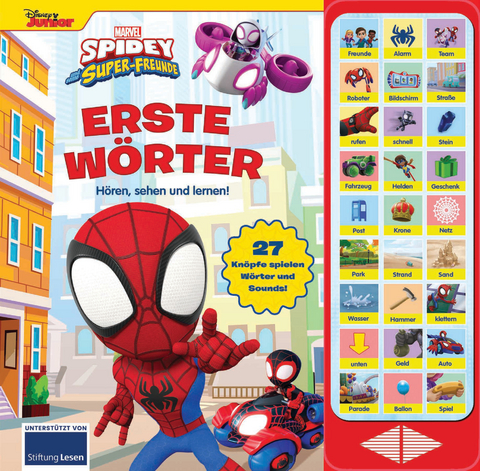Listen and Learn Electronic Book Whiteboard German Spidey & Friends -  Pi Kids