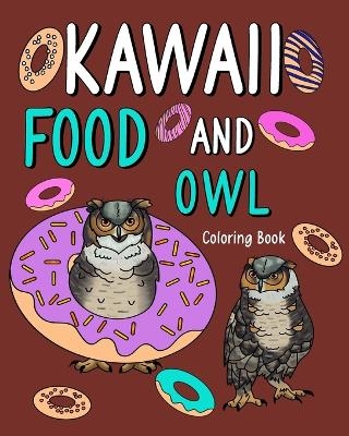 Kawaii Food and Owl Coloring Book -  Paperland
