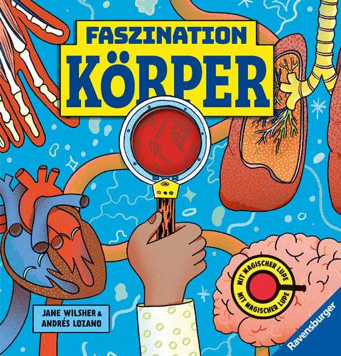 Faszination Köper - Körpersachbuch für Kinder ab 7 Jahren mit magischer Lupe - Jane Wilsher