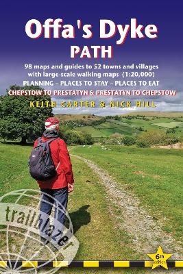 Offa's Dyke Path Trailblazer Walking Guide 6e - Keith Carter