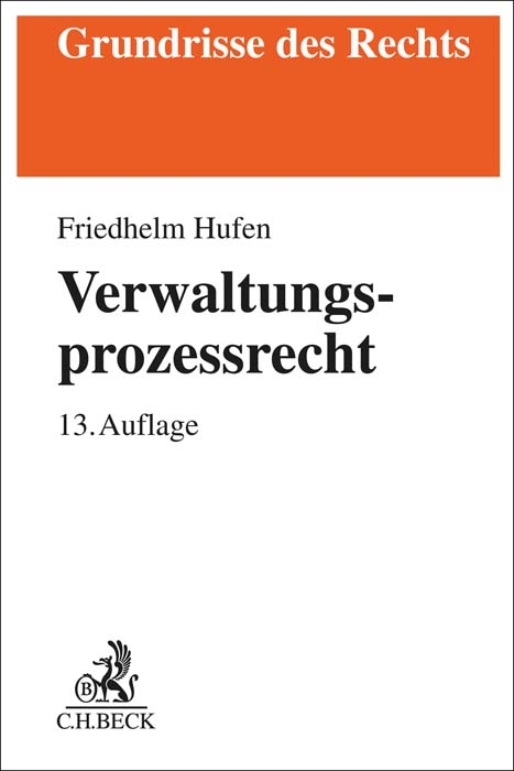 Verwaltungsprozessrecht - Friedhelm Hufen