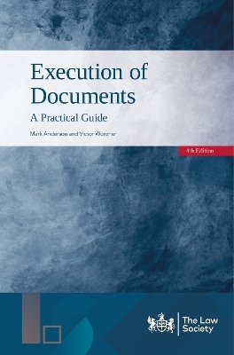 Execution of Documents - Mark Anderson, Victor Woroner
