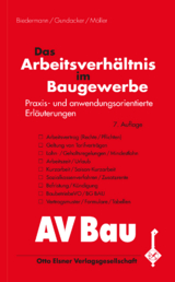 Das Arbeitsverhältnis im Baugewerbe - Andreas Biedermann, Sven Gundacker, Thomas Möller