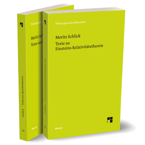 Texte zu Einsteins Relativitätstheorie/ Texte zur Quantentheorie - Moritz Schlick