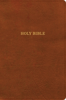 KJV Giant Print Reference Bible, Burnt Sienna Leathertouch -  Holman Bible Publishers