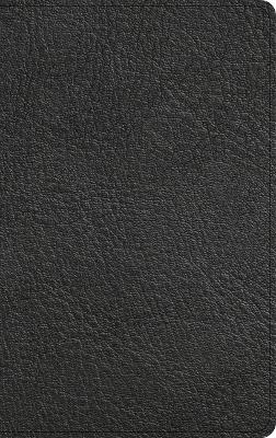 NASB Single-Column Personal Size Bible, Holman Handcrafted Collection, Black Premium Goatskin -  Holman Bible Publishers