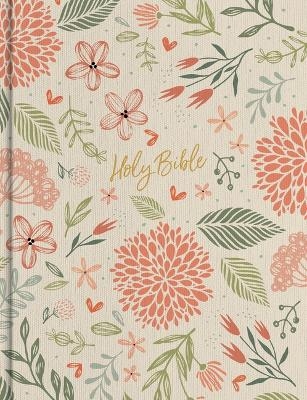 CSB Notetaking Bible, Expanded Reference Edition, Floral Cloth Over Board -  Csb Bibles by Holman