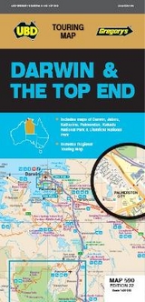 Darwin & the Top End Map 590 22nd ed - UBD Gregory's