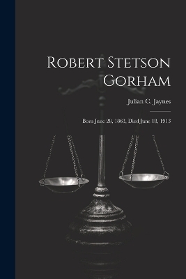 Robert Stetson Gorham - Julian C Jaynes