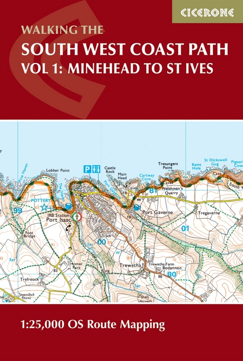 South West Coast Path Map Booklet - Vol 1: Minehead to St Ives - Paddy Dillon