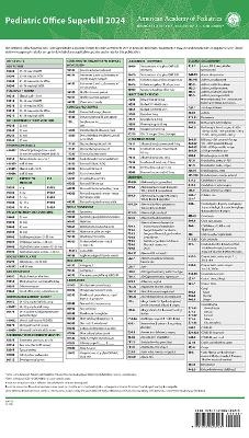 Pediatric Office Superbill 2024 -  American Academy of Pediatrics Committee on Coding and Nomenclature