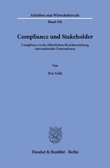 Compliance und Stakeholder. - Eva Volk