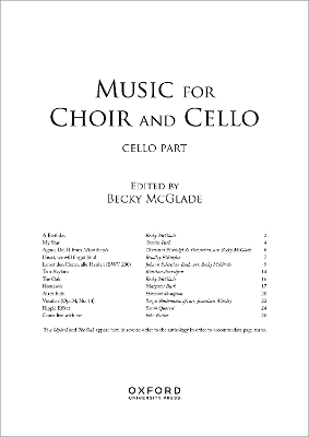 Music for Choir and Cello - 