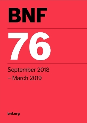 BNF 76 (British National Formulary) September 2018 - 