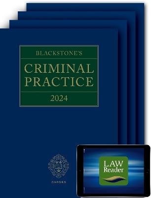 Blackstone's Criminal Practice 2024 (Digital Pack) - KC (Hon) Ormerod CBE  David; David Perry KC