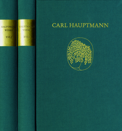 Carl Hauptmann: Sämtliche Werke / XVI,1-2: Briefe II - Carl Hauptmann