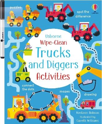 Wipe-Clean Trucks and Diggers Activities - Kirsteen Robson