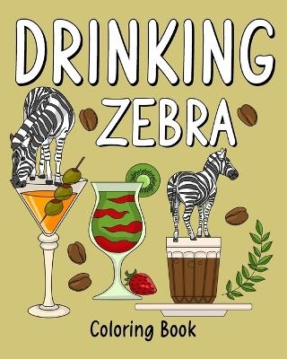Drinking Zebra Coloring Book -  Paperland