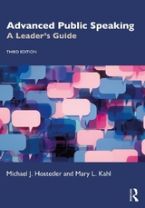 Advanced Public Speaking - Hostetler, Michael J.; Kahl, Mary L.