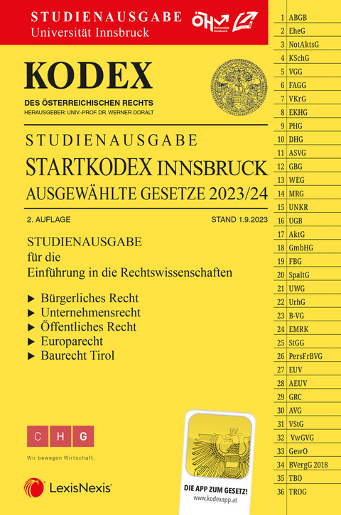 KODEX Startkodex Innsbruck 2023/24 - inkl. App - 