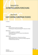 Zeitschrift für Ostmitteleuropa-Forschung (ZfO) 72/3 / Journal of East Central European Studies (JECES) 72/3 - 