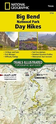 Big Bend National Park Day Hikes Map -  National Geographic Maps