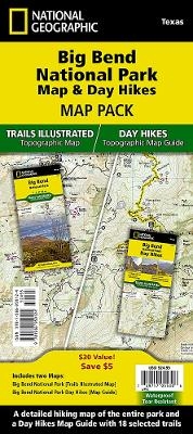 Big Bend Day Hikes and National Park Map [Map Pack Bundle] -  National Geographic Maps