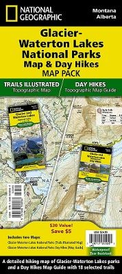 Glacier-Waterton Lakes Day Hikes & National Parks Maps [Map Pack Bundle] -  National Geographic Maps