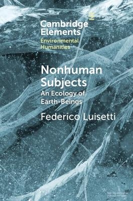 Nonhuman Subjects - Federico Luisetti