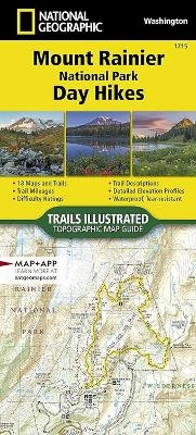 Mount Rainier National Park Day Hikes Map -  National Geographic Maps