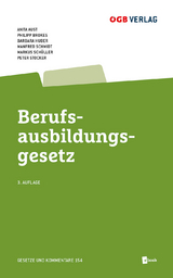 Berufsausbildungsgesetz - Huber, Barbara; Brokes, Philipp; Aust, Anita; Schüller, Markus; Stocker, Peter; Schmidt, Manfred