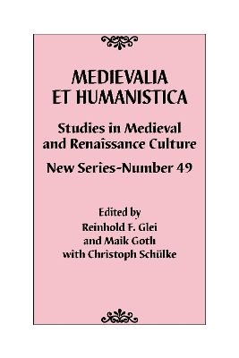 Medievalia et Humanistica, No. 49 - 