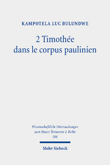 2 Timothée dans le corpus paulinien - Kampotela Luc Bulundwe